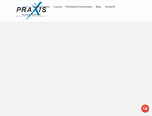 Tablet Screenshot of escuelapraxis.com